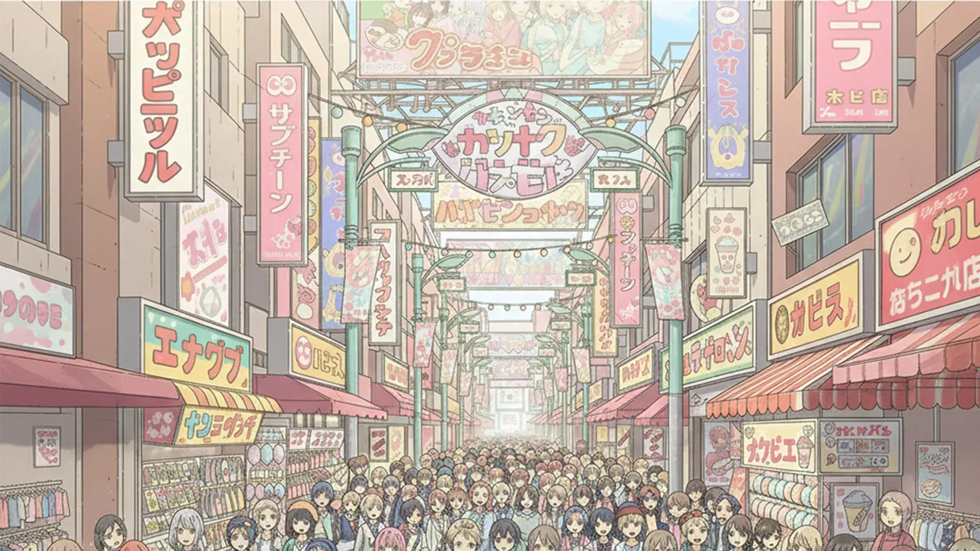 ฉาก Harajuku Shopping ในเกม YUI&YUTO เซนเซ