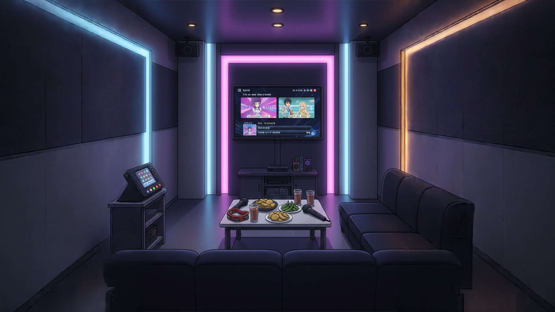 ฉาก Karaoke Night ในเกม YUI&YUTO