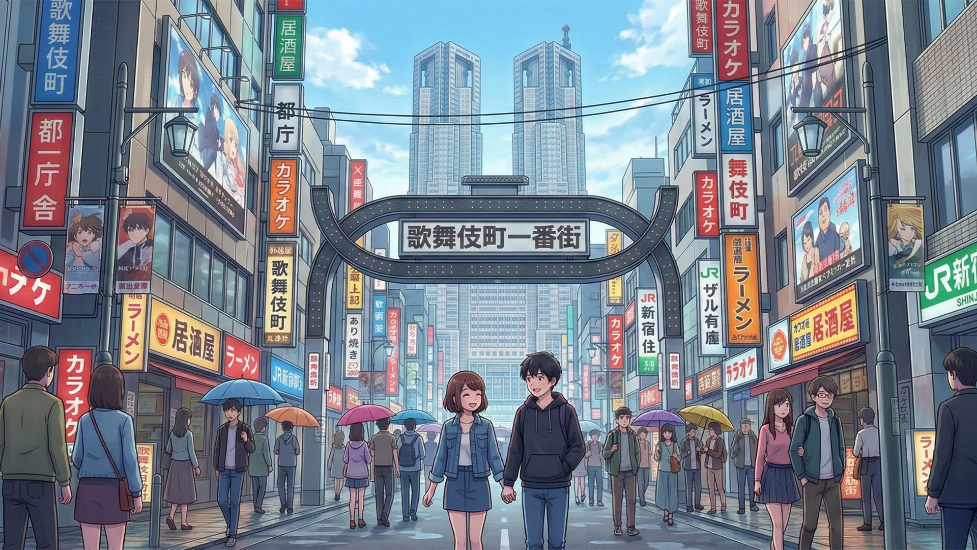 ภาพประกอบ Bg Tokyo Street | YUI&YUTO